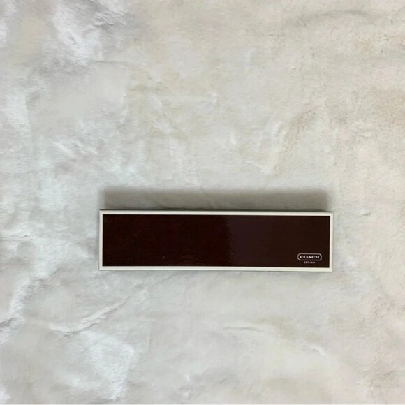 Coach Bridgit Wrist Watch White Patent Leather Silver Stainless Steel Y2k 2000s - Picture 3 of 11